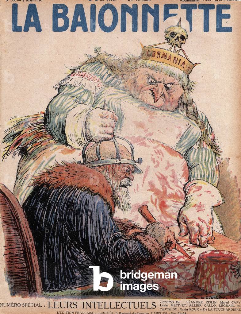 Image of Print depicting The Baionnette by Charles Leandre