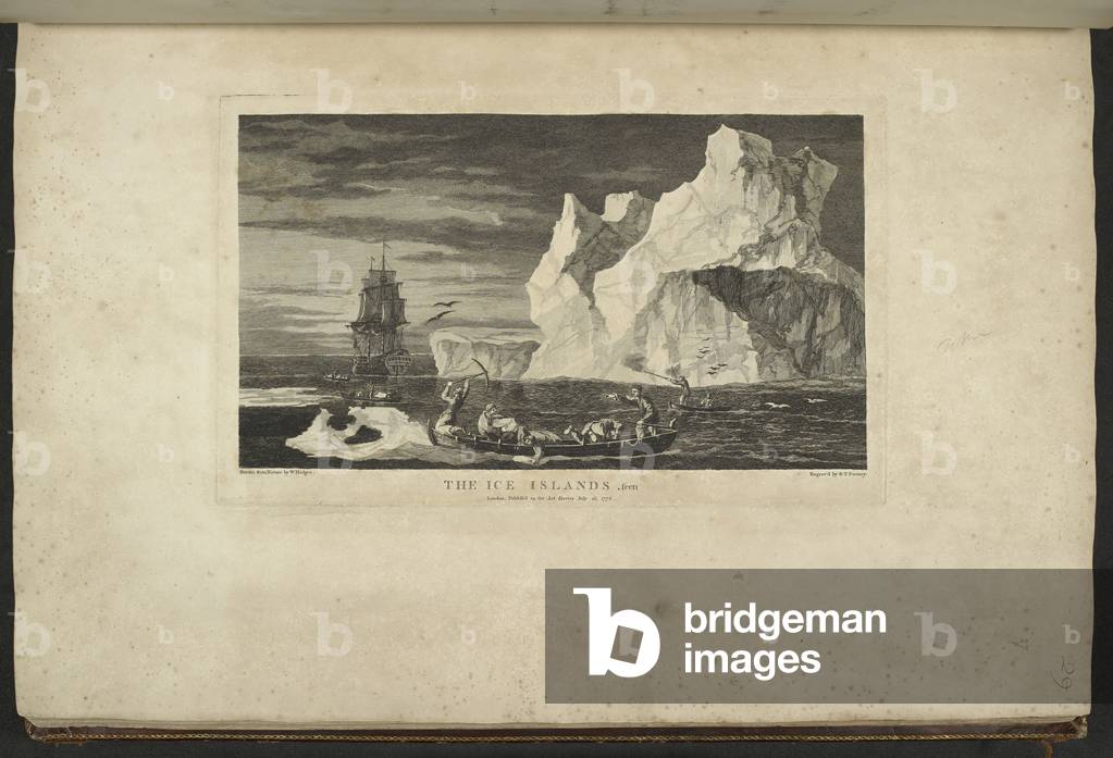 [Folio entier] The Ice Islands, vue le 9 janvier 1773 lors du deuxième voyage du capitaine Cook, 1772-1775