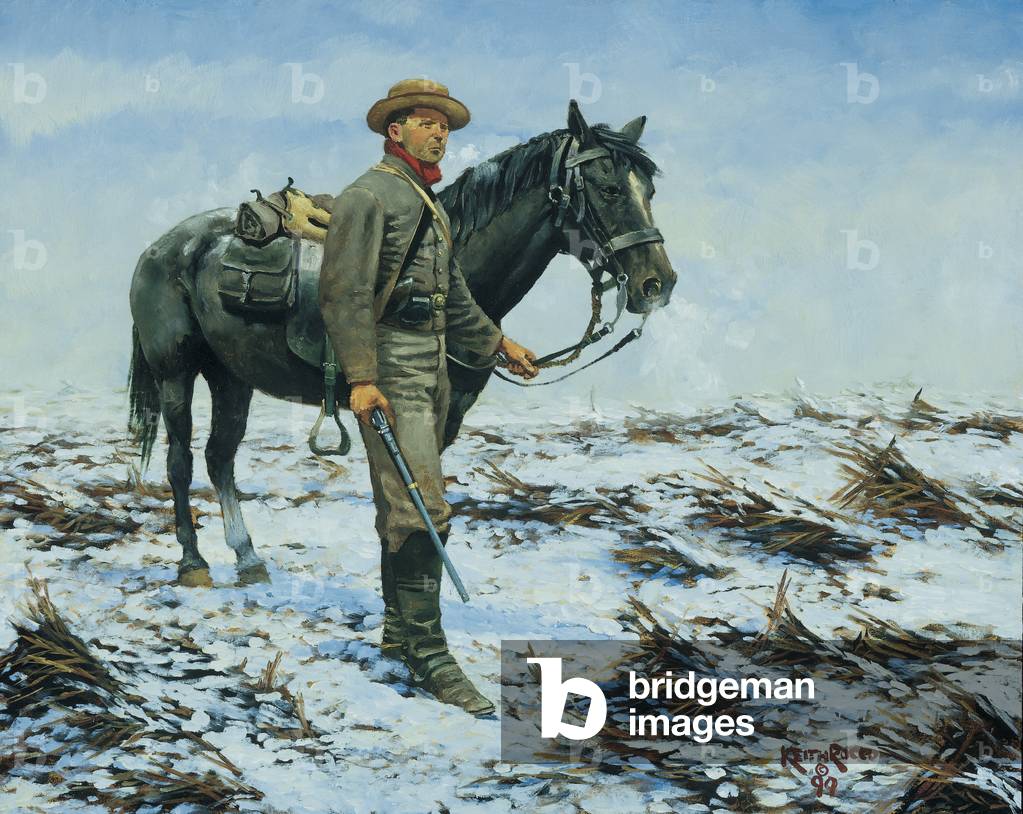 La Vedette - Laurel Brigade, 1999 (olio su lino)