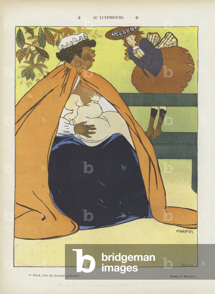 Illustrazione per Le Rire (color lito)