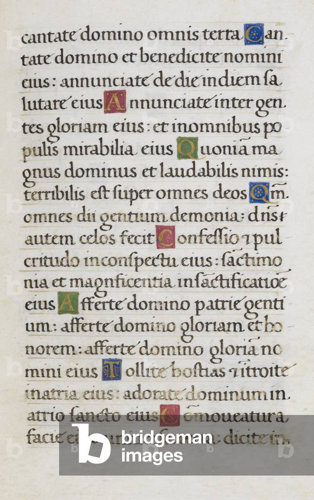 Text page; Psalm 95