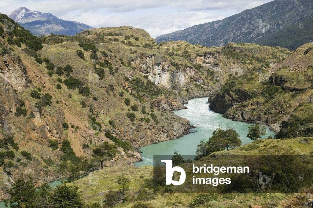 Image of Chile, Patagonia, Rio Baker (Baker River) between Puerto ...