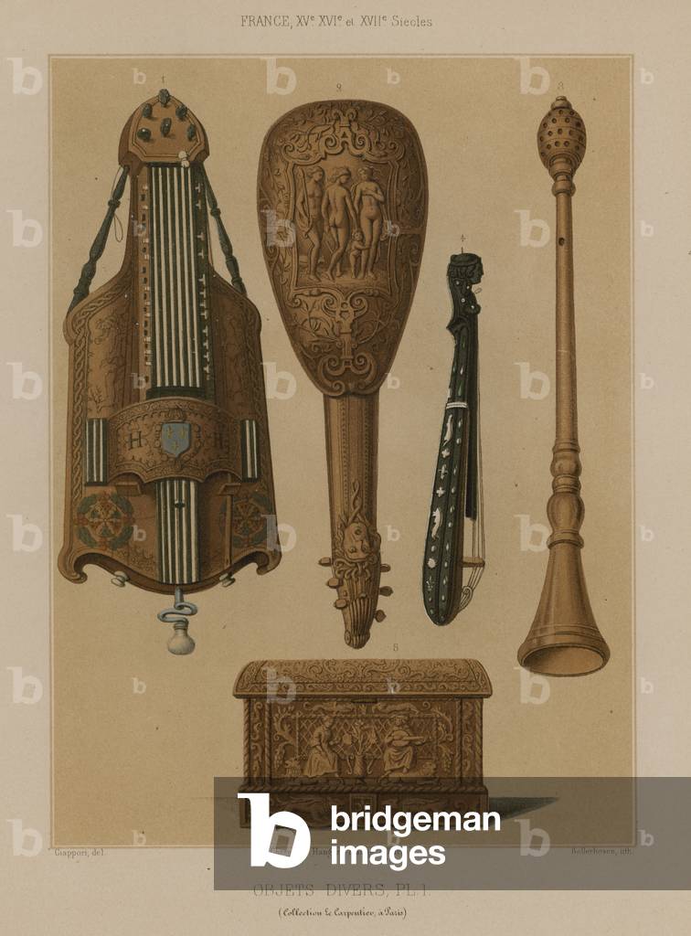 Verschiedene Objekte (chromolitho)