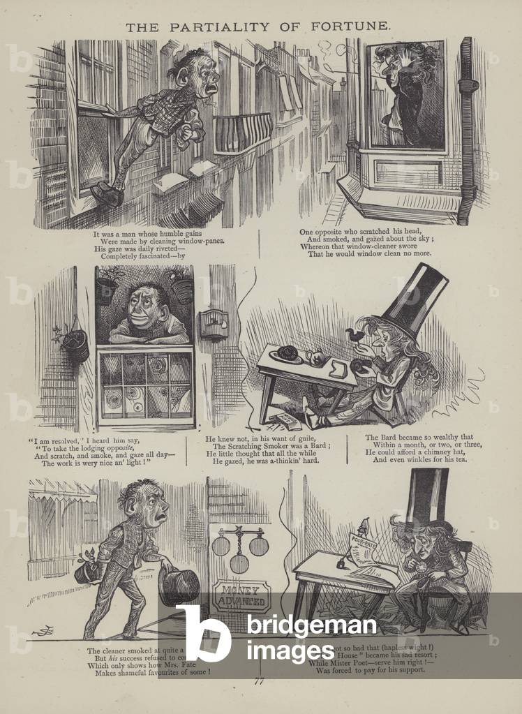 "Pagina dal britannico Working Man o uno che non crede in lui (incisione)" di English School