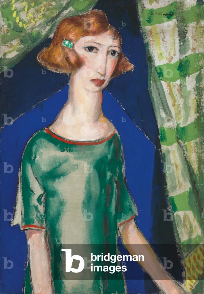 Bild von Zeichnung "Junge Frau" 1920 von Alfred Henry Maurer