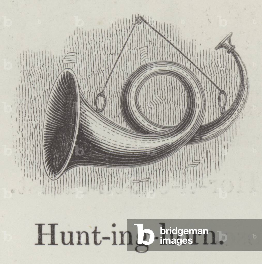 English Horn Instrument Drawing