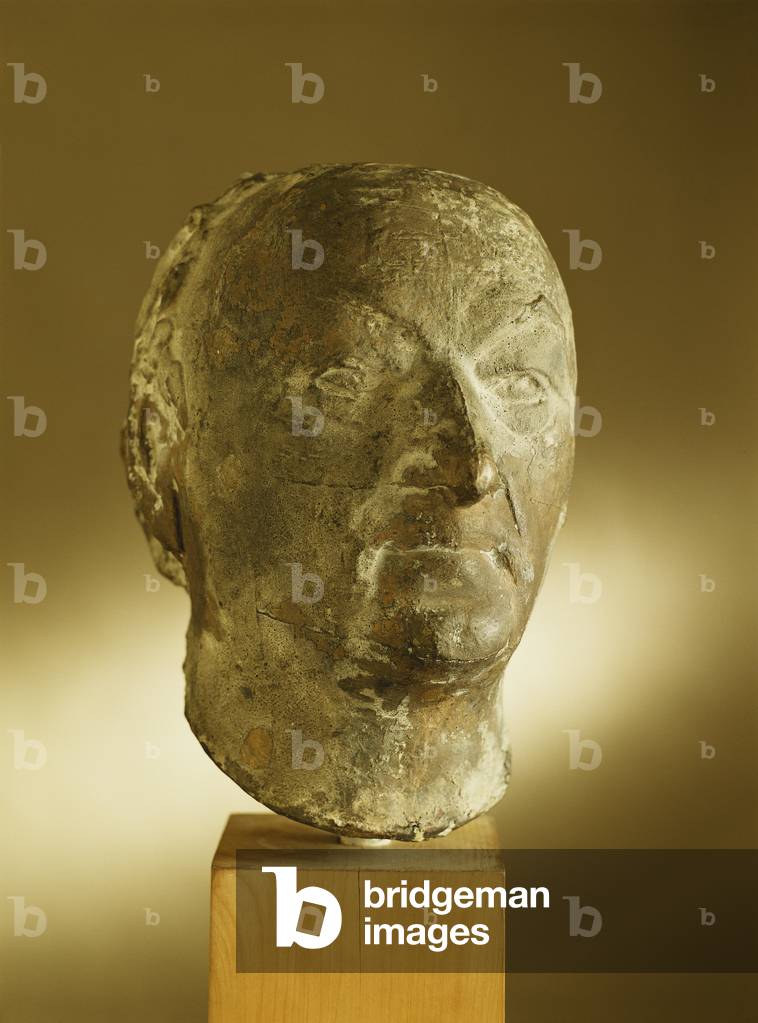 "Porträt von Massimo Campigli; Ritratto di Massimo Campigli", 1942 von Marino Marini, b/w