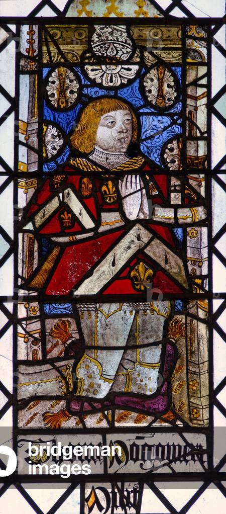 Window w7 depicting a donor - Thomas Montgomery (stained glass) by English Artist