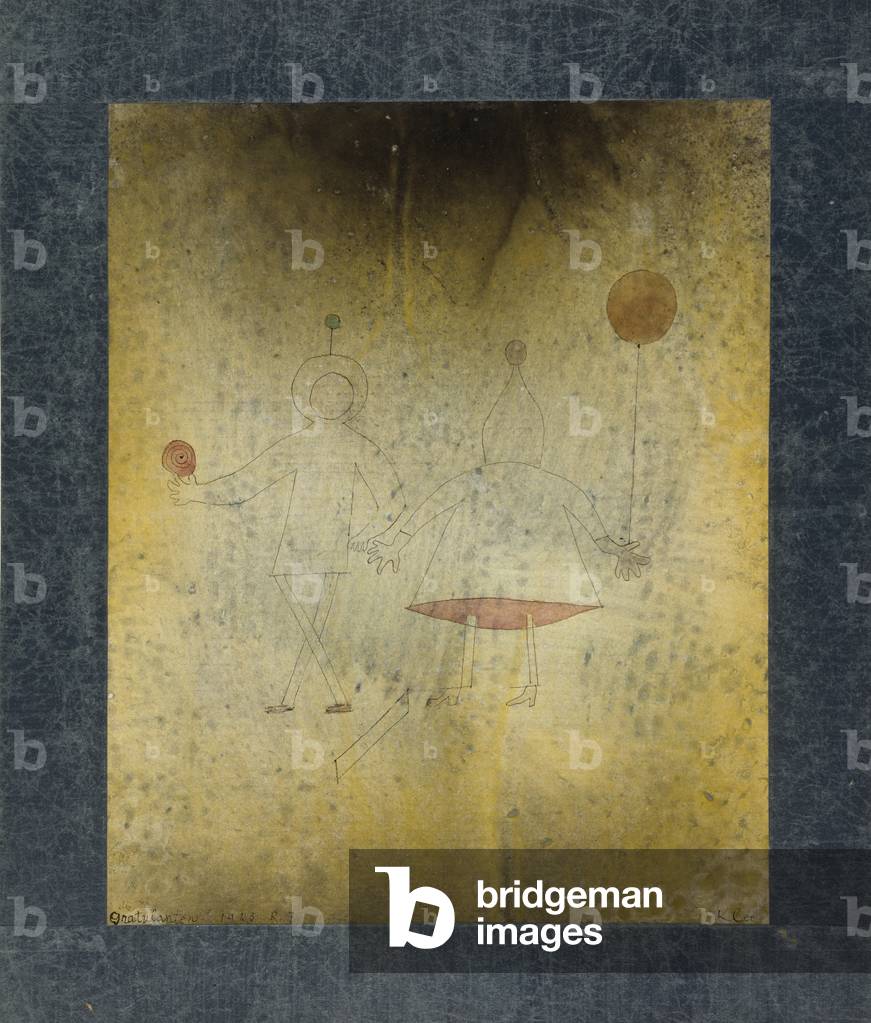 The Wellwishers, 1925 (Stift & Tinte mit w/c auf Papier)