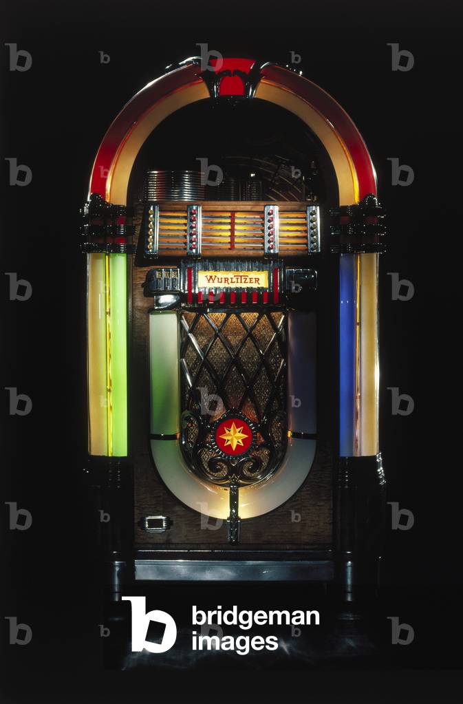 Bild von Fotografie "Wurlitzer Jukebox Modell 1015" von Don Hunstein