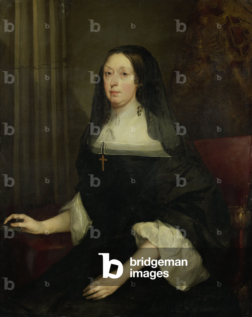 Porträt einer Frau, 1664 (Öl auf Leinwand)