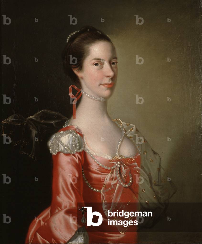 porträt von einem lady, c.1760 (öl auf leinwand)