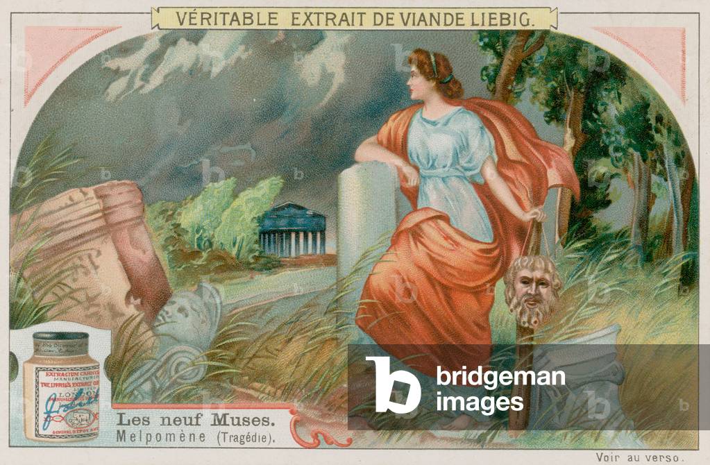 Melpomene (Tragödie) (Chromolitho)