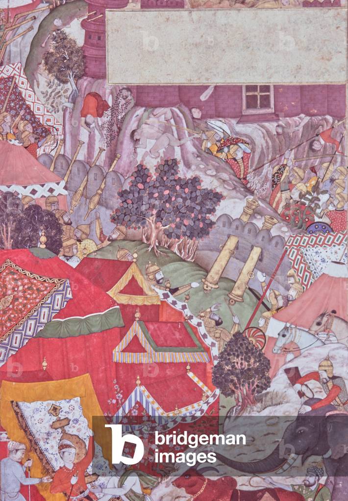 "Die Belagerung von Chitor' von Akbar der Große" 1970