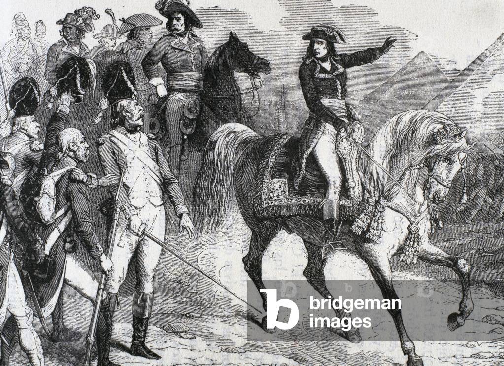 Napoleon I (1769-1821). Battle of the Pyramids. 