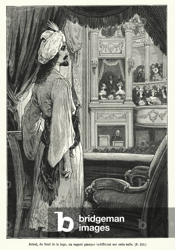"Illustrazione per Le Juif Errant (incisione)" 1801 di French School