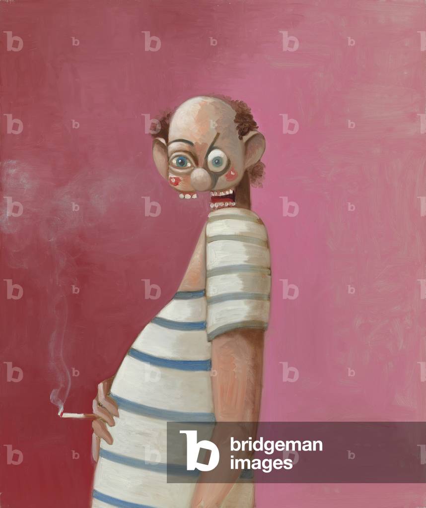 der raucher segler, 2007 (öl auf leinwand)