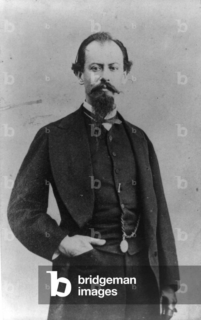 Miguel Gregorio de la Luz Atenogenes Miramon y Tarelo (1831-1867) Generale messicano. Politicamente conservato