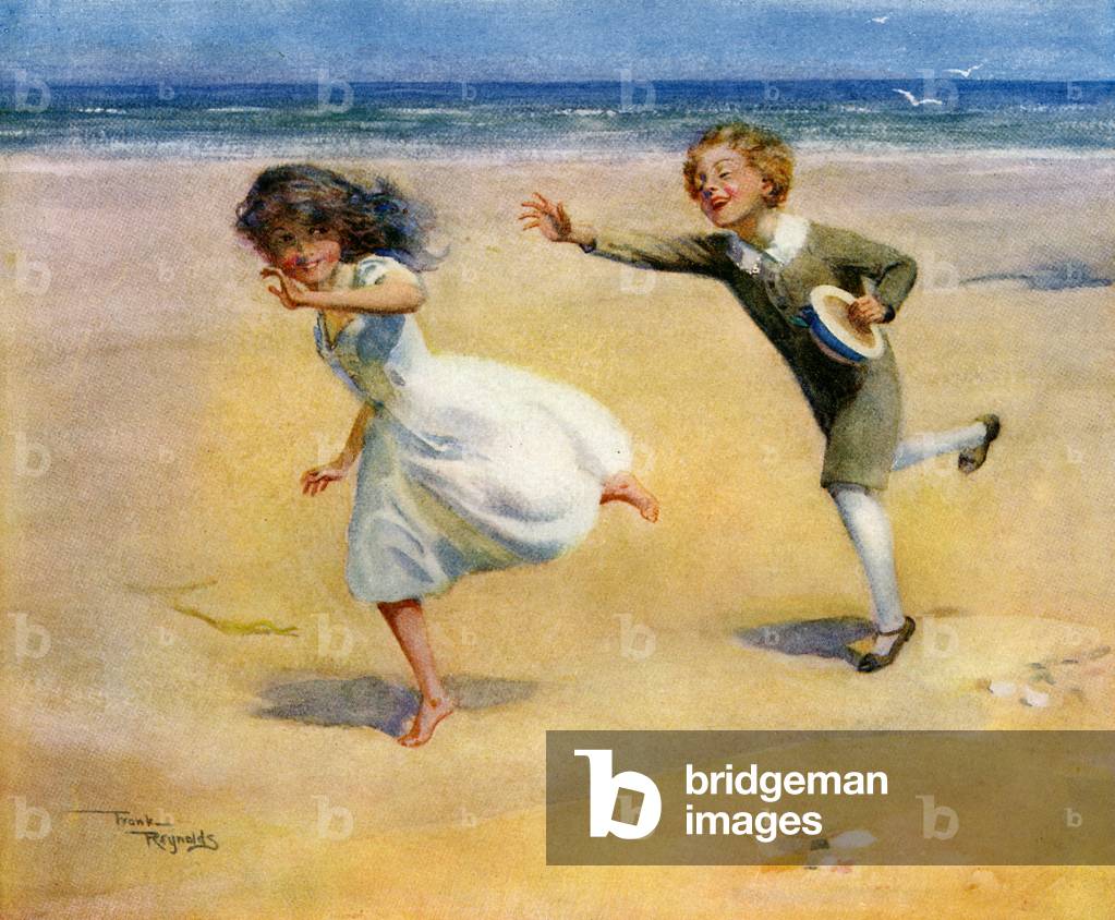 Immagine di Stampa "Io e la piccola Em'ly - illustrazione per La storia personale di David Copperfield" 1911 d