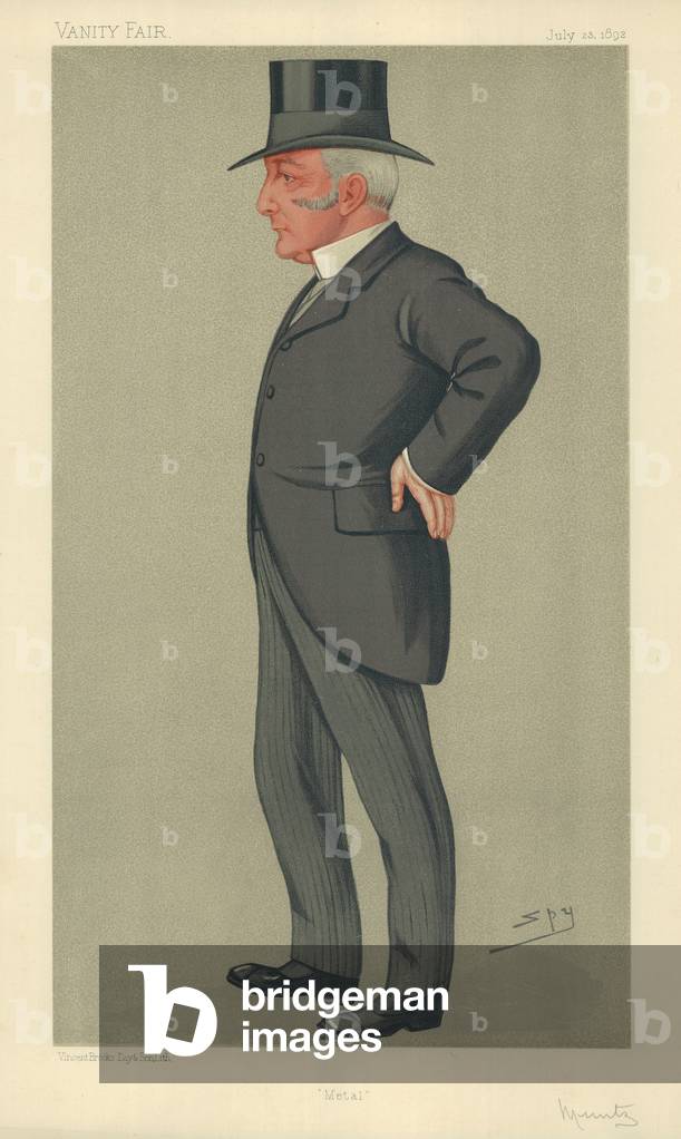 Sir Philip Albert Muntz (colour litho)
