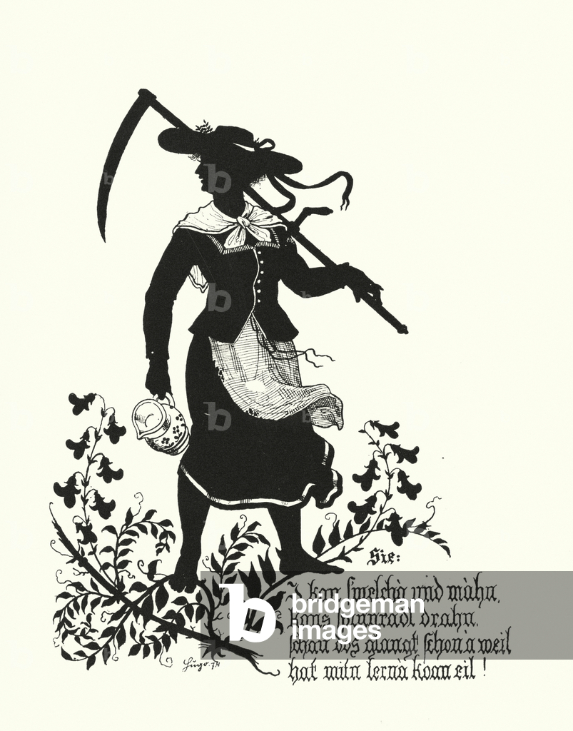 Silhouette di Hugo Strohl (litografia)