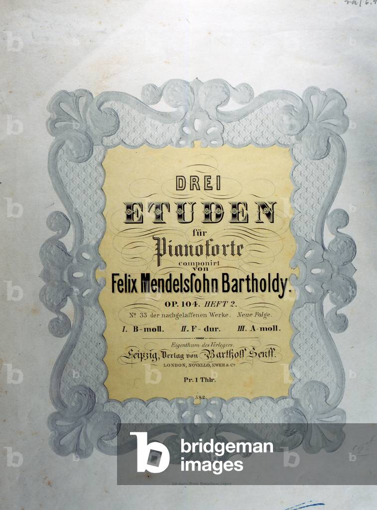 Immagine di Stampa "Félix MENDELSSOHN - 3" 1801