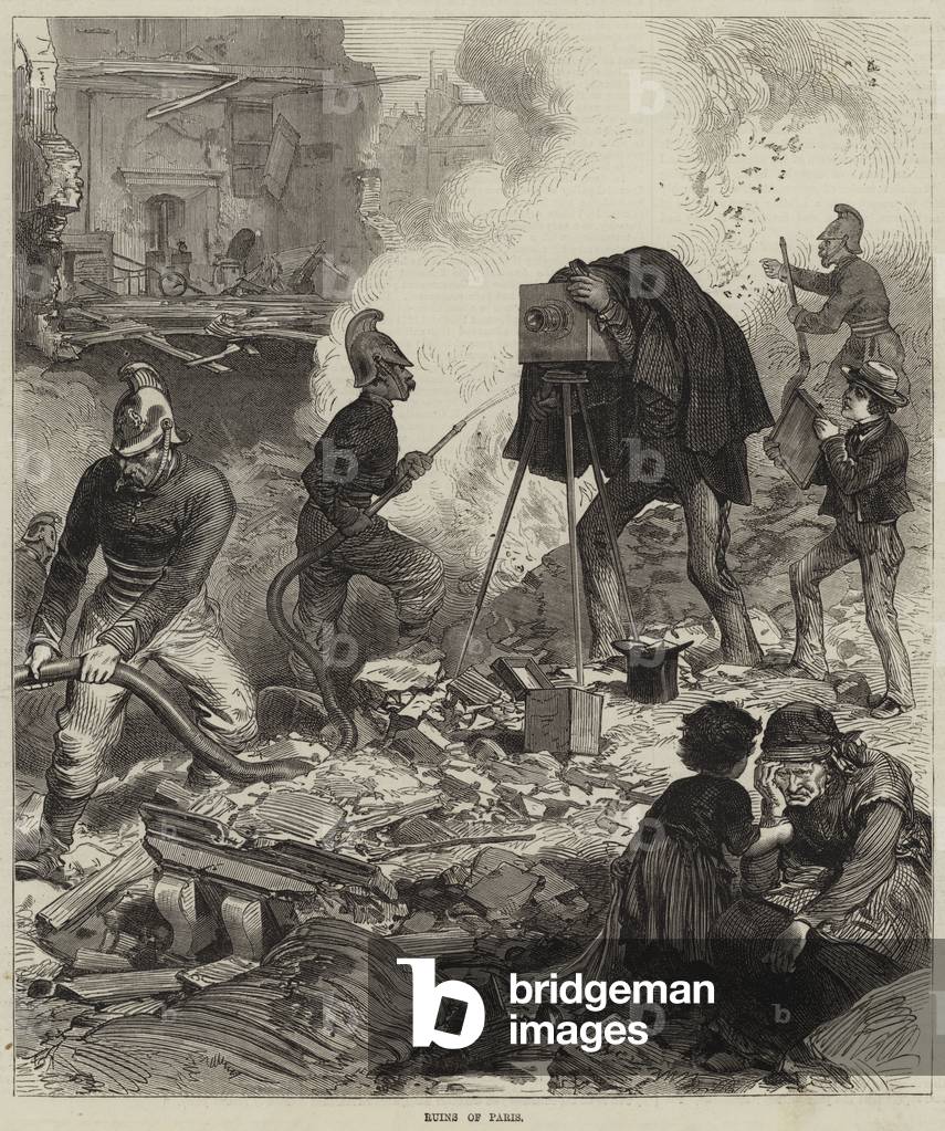 Ruinen von Paris (Gravur)