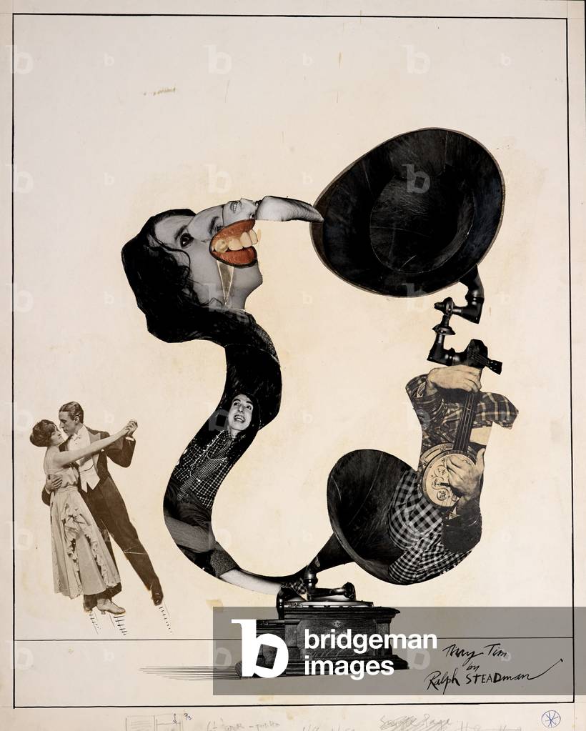 Image of Drawing depicting Music by Ralph Steadman
