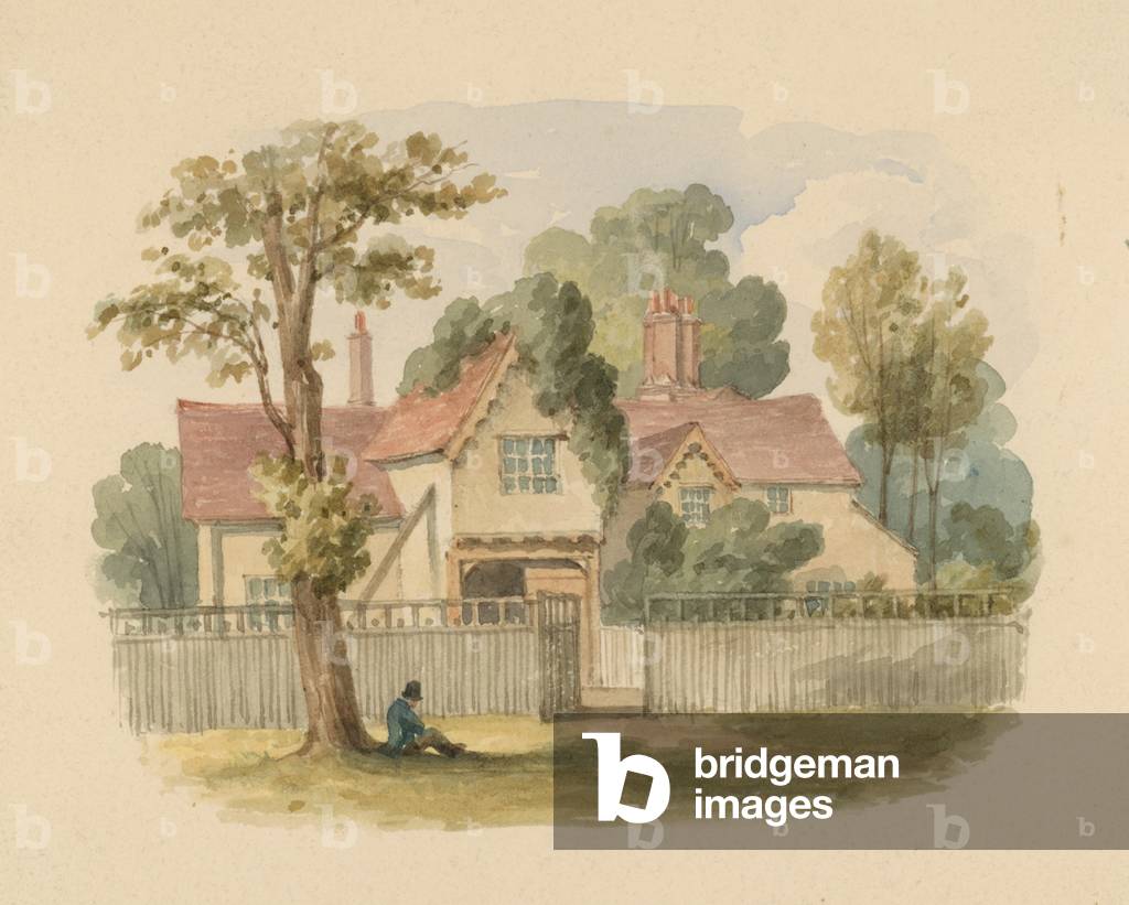 La Cake House, Hyde Park, Londra (w/c su carta)