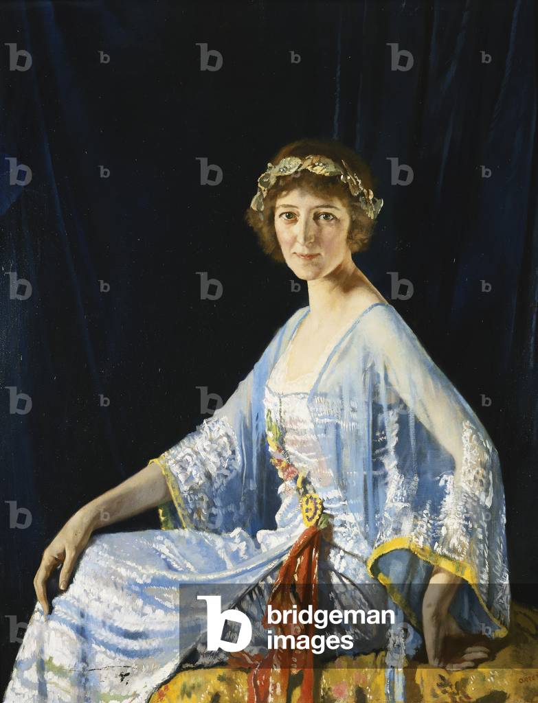 Frau. Georgina Drum, 1920 (öl auf leinwand)