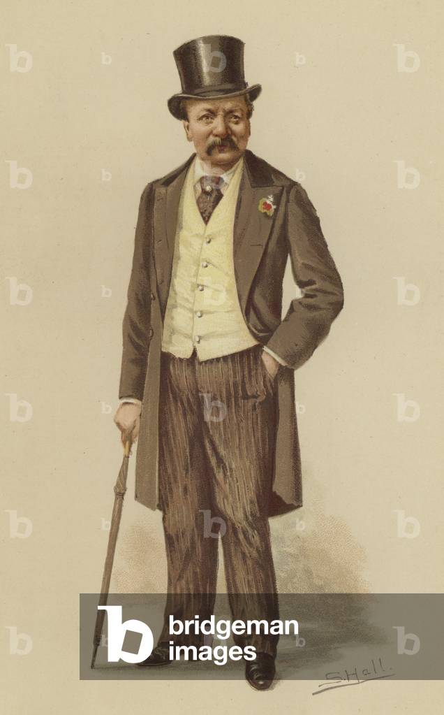 "Herr G A Sala (Farbe litho)" von English School