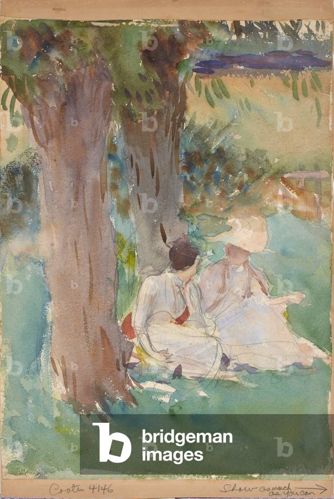 Bild von Zeichnung "Unter den Weiden", 1888 von John Singer Sargent