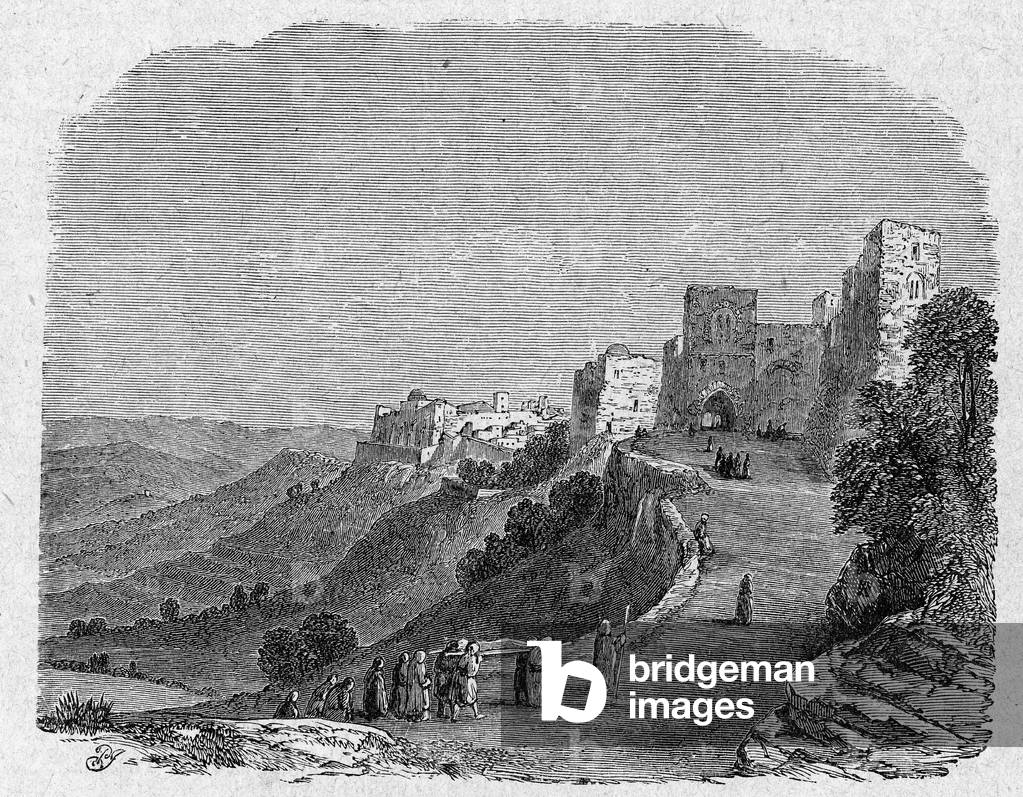 Bild von Gravur "Religion Die Heilige Bibel. Bethlehem", b/w