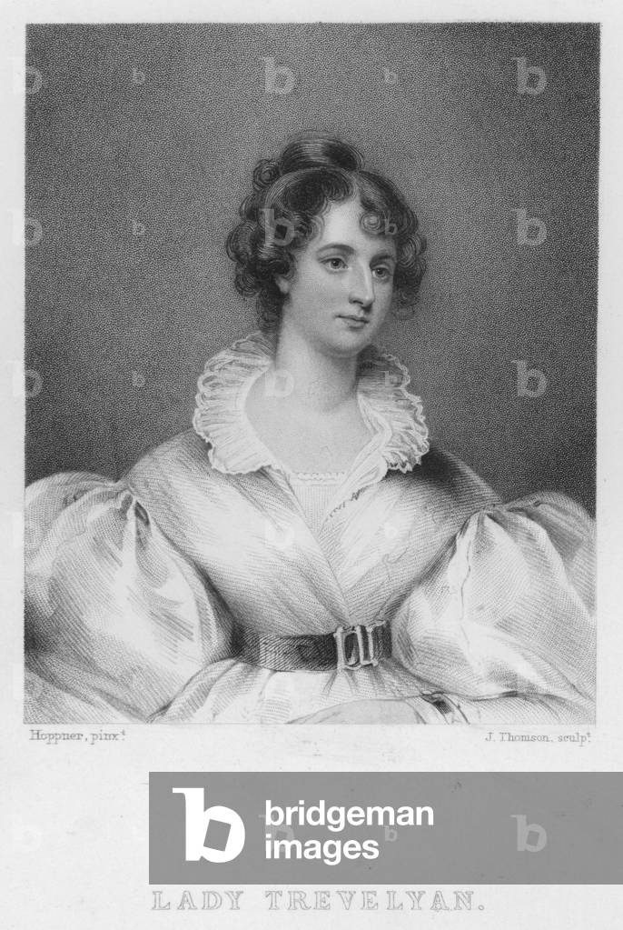 Lady Trevelyan (engraving) by John Hoppner