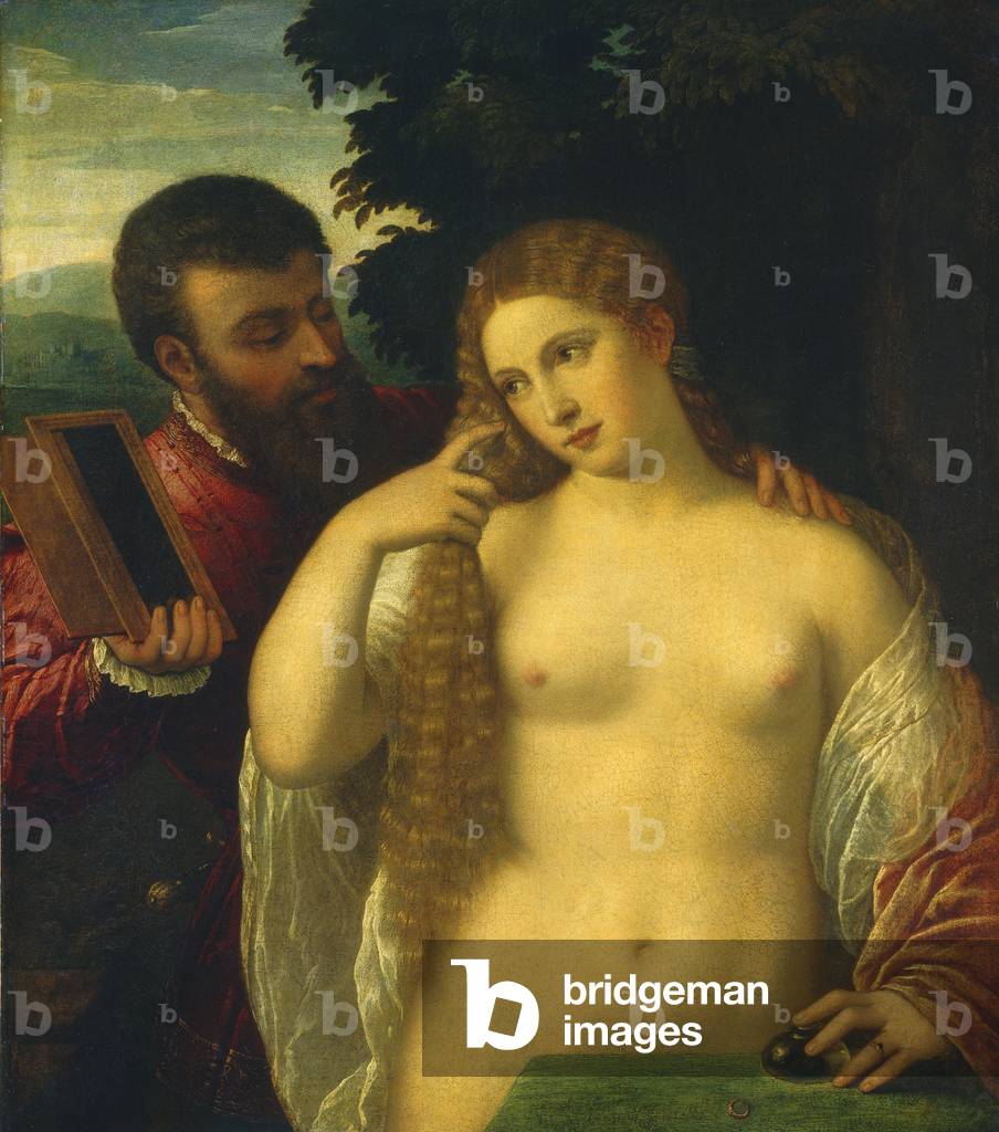 Allegorie, Möglicherweise Alfonso d'Este und Laura Dianti (öl auf leinwand)