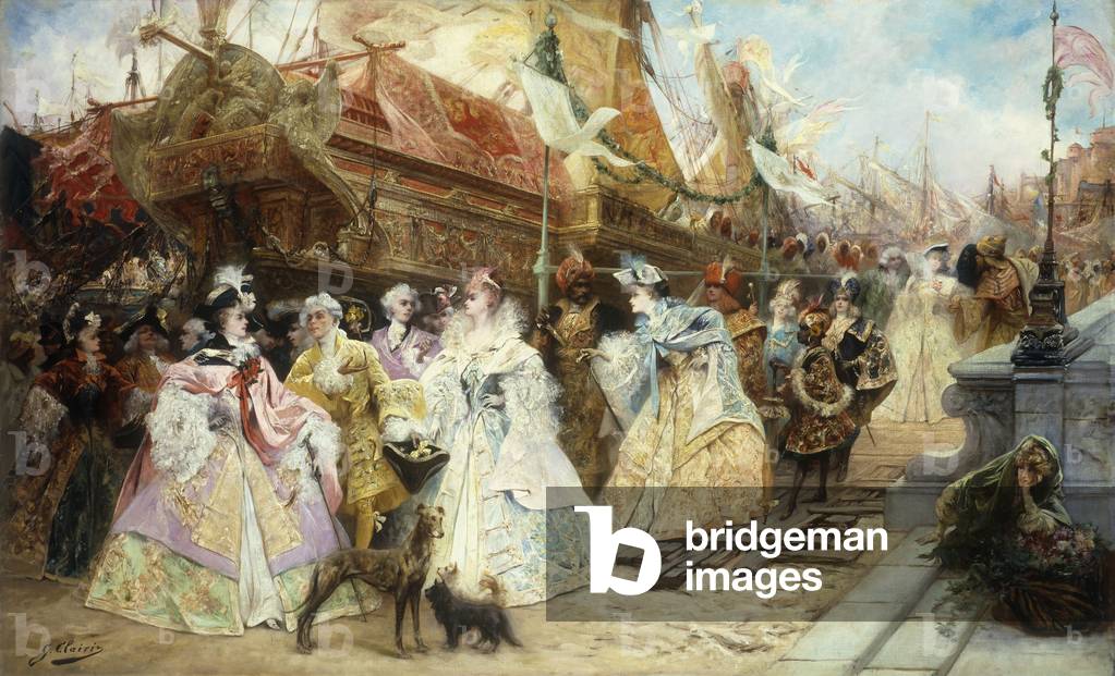 The Royal Entourage (öl auf leinwand)