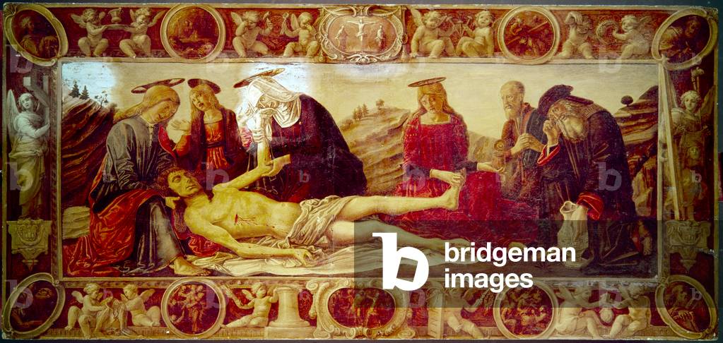 Image of Entombment of Christ (on panel) by Benvenuto di Giovanni ...