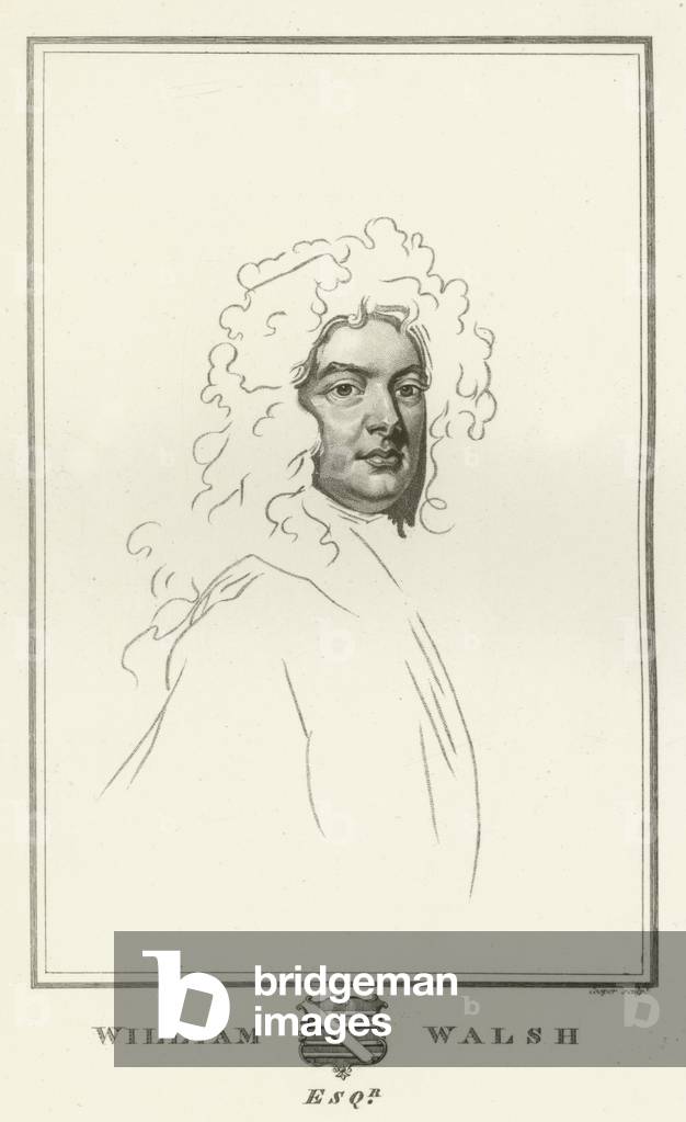 "William Walsh" di Godfrey Kneller, b/w