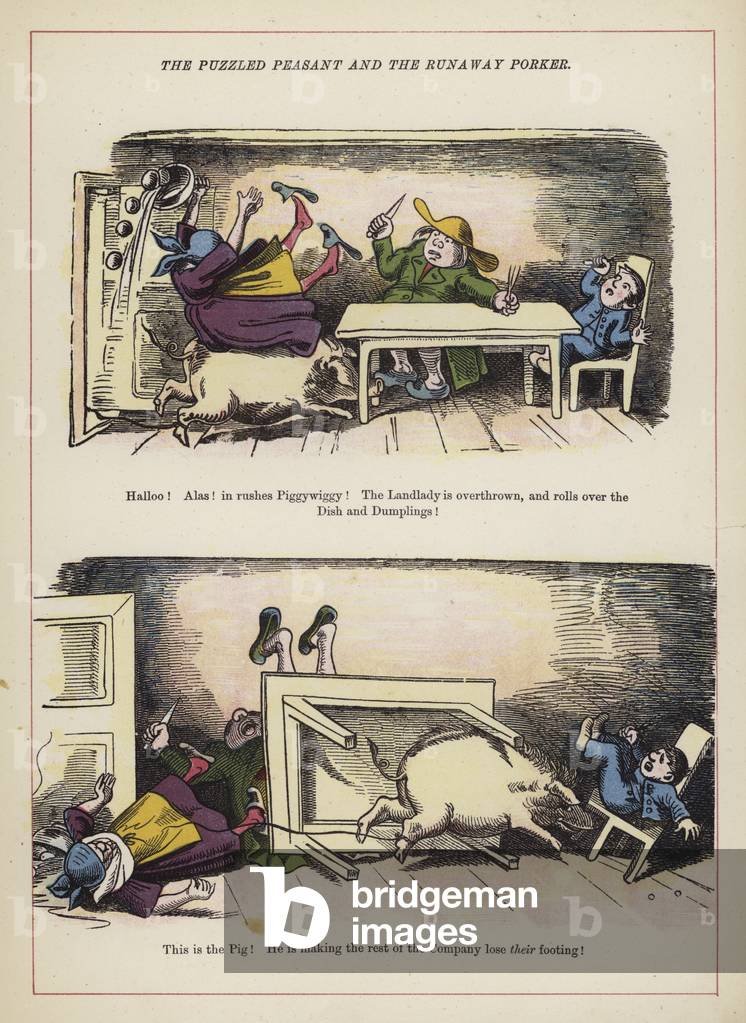 Il contadino perplesso e il Fuggitivo Porker (colore lito)