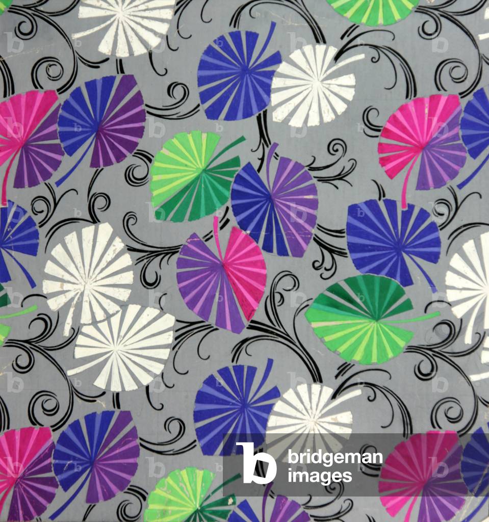 Textile Design, 1958 (tempera su carta)