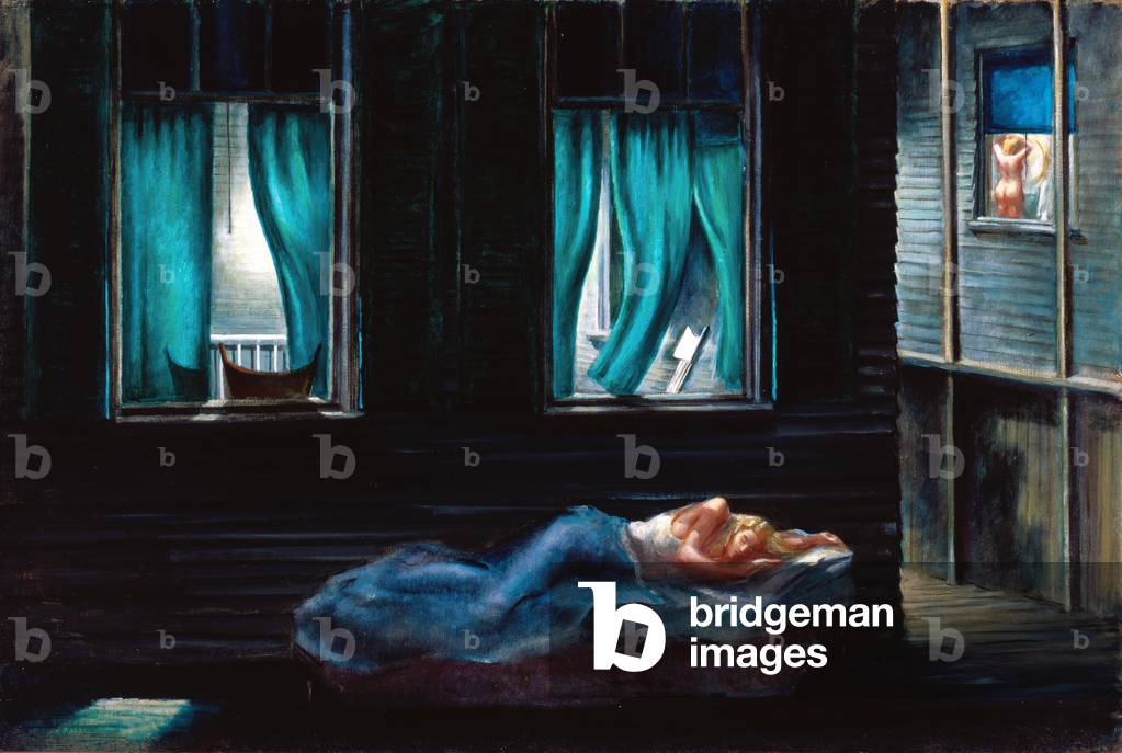 11:15 P.M., 1945 (olio su tela)