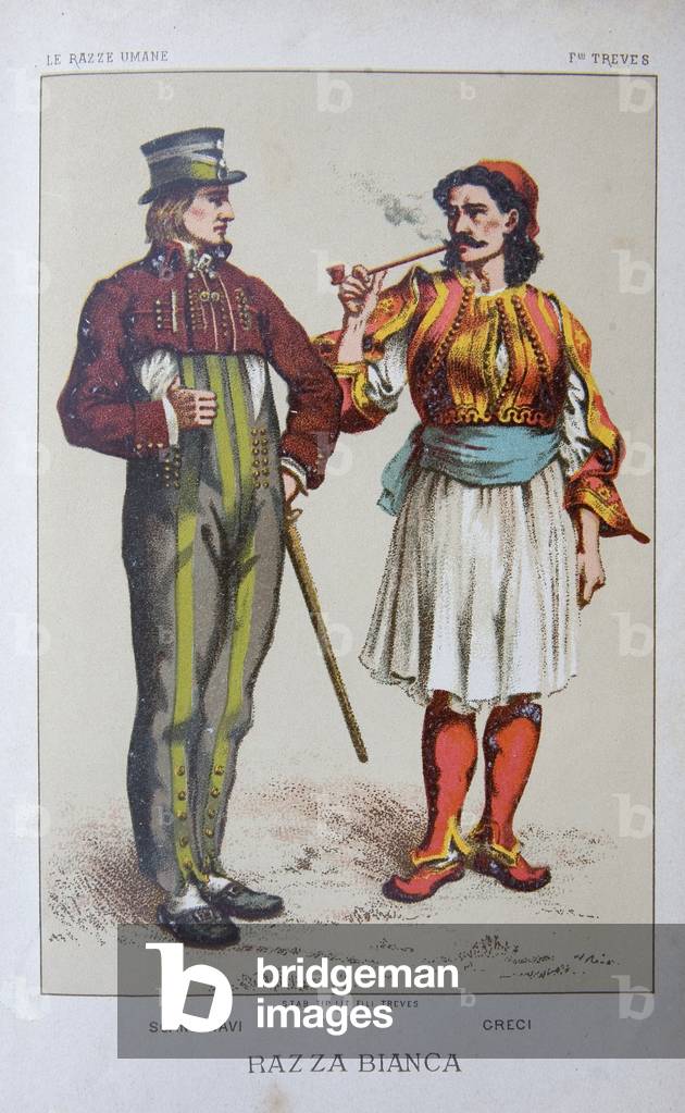 Illustration aus „Die menschliche Rasse“ von Louis Figuier, 1872