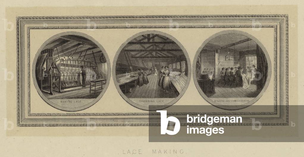 Lace Making (Litho)