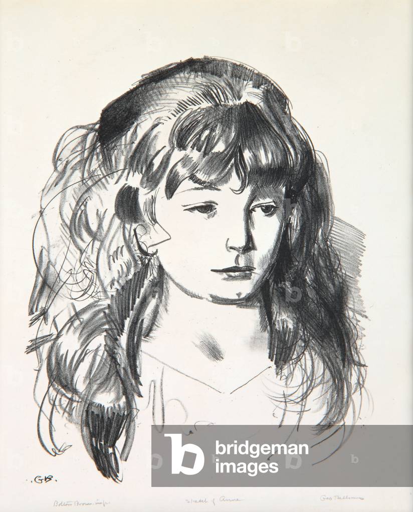 Skizze von anne, 1923-24 (litho)