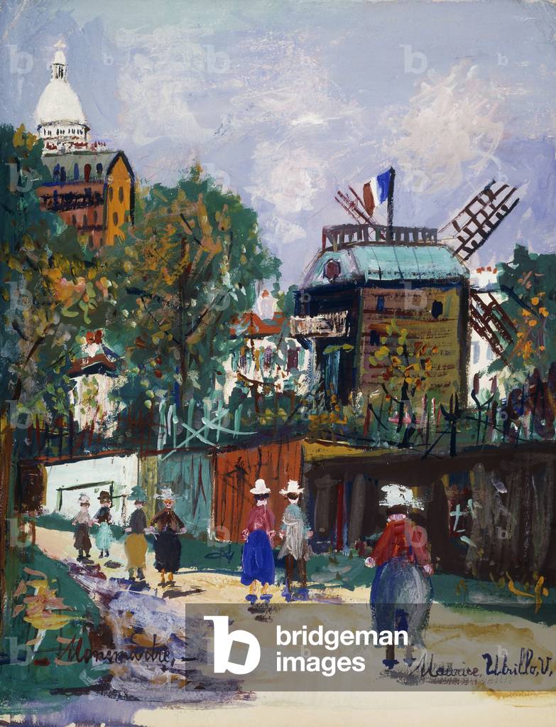 Immagine di Dipinto "Le Mouline de la Galette" di Maurice Utrillo