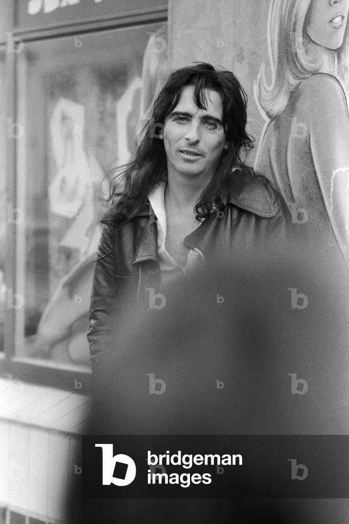 American rock singer Alice Cooper after a concert at Hamburg Reeperbahn