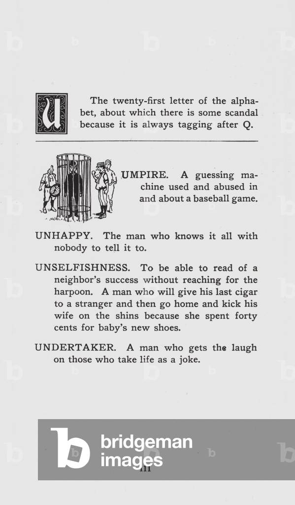 Image de Estampe représentant The Silly Syclopedia : Juge-arbitre (litho) par Louis F. Grant