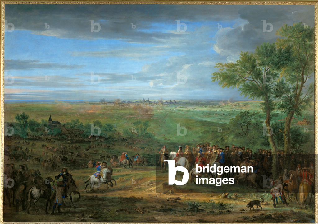 Arrivo di Luigi XIV al campo di Maastricht, giugno 1673 ...