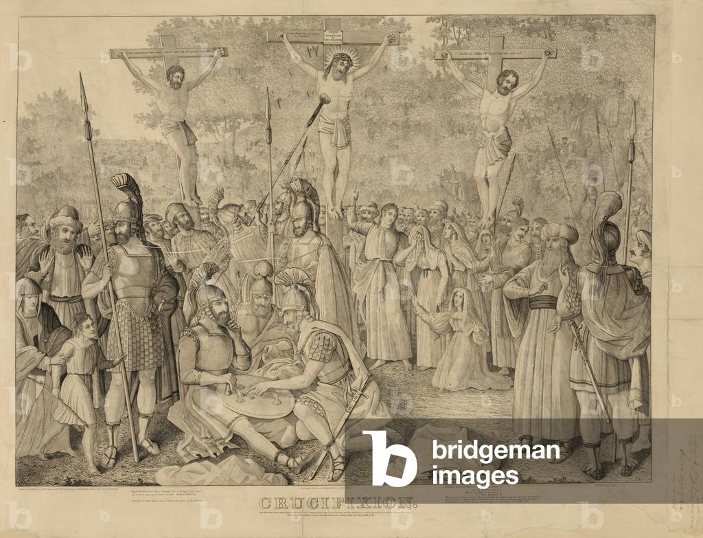 Image of Jesus Christ, depiction of the crucifixion of Jesus Christ (top