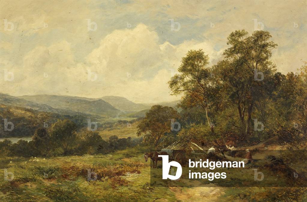 Immagine di Dipinto "Sopra Rydal Monte" 1897 di David Bates